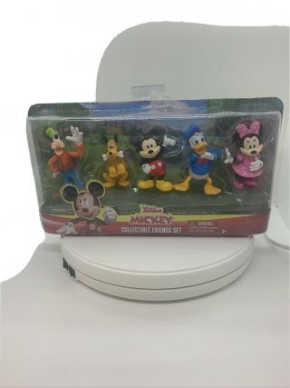 Disney Junior Mickey Mouse Collectible Figure Set Pals 5 Figure Pack 3 " Toy