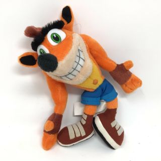 2001 Retro Crash Bandicoot Plush Play By Play Video Game Stuffed Toy 9 "