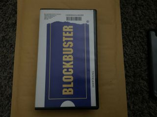 1 Blockbuster Vintage Vhs Empty Clamshell Case With Logo