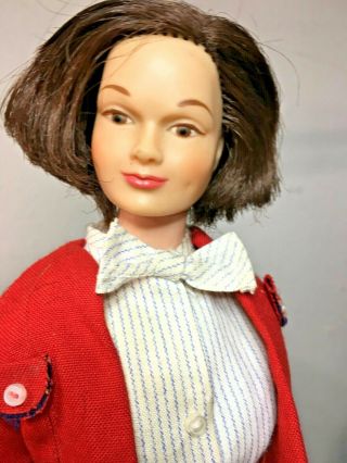 1963 Vintage Remco 13 " Tall Judy Littlechap Doll In Three Piece Suit