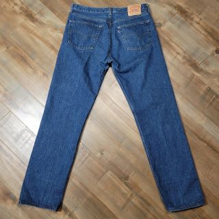 Vintage Levis 501 Button Fly Made In Usa Medium Wash Jeans Men 