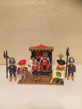 Playmobil Vintage Medieval Knights 3659 Kings Court Royal Pavilion Shade Tent