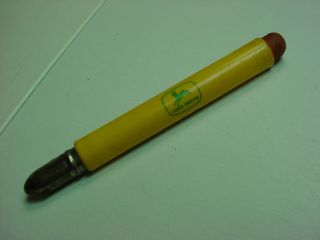 Vintage Advertising John Deere Bullet Pencil Jd Chemical Co.  Tulsa,  Ok