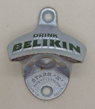 Vintage Drink Belikin Starr X Wall Mounted Stationary Bottle Opener