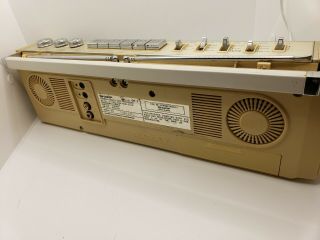 Vintage Sharp GF - 7c Boombox Deck Recorder Cassette Radio. 3