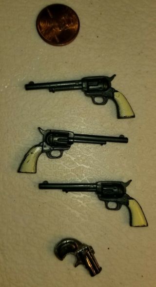 Vintage Marx Ready Gang Non - Functioning 1/6th Scale Plastic Weapons