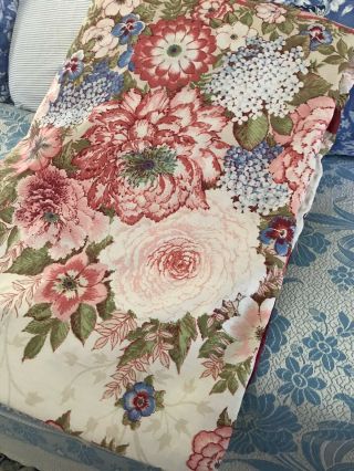 Vintage Floral Queen Duvet Cover