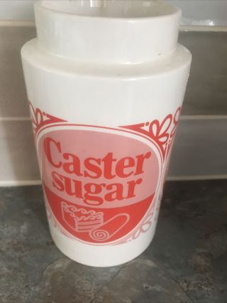 Vintage Retro Lord Nelson Ware Tate & Lyle Icing Sugar Storage Jar (no Lid)