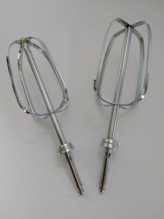Vintage OSTER Regency Kitchen Center Mixer Replacement Beaters Pair from 972 06A 2