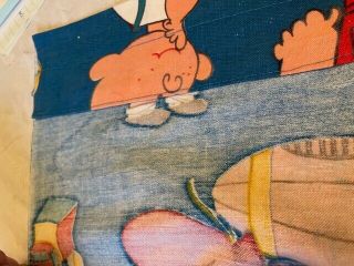 VINTAGE 1970 ' s Dennis the Menace Fabric Curtain Panel from Sears HTF 2