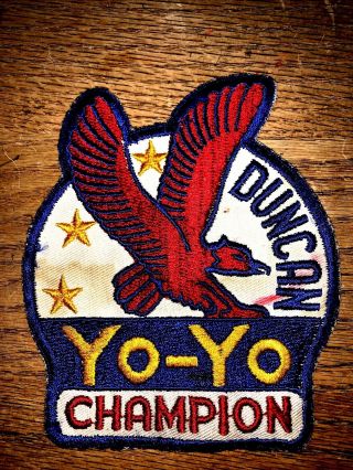 Vintage Duncan Yo - Yo Champion " Large Patch " 1948 