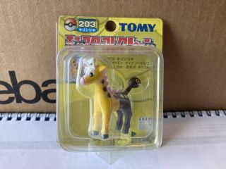 Rare Yellow Box Series Tomy Girafarig Pokemon Figure 203