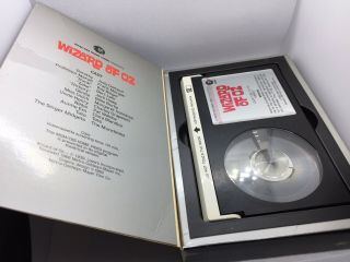 Vintage Betamax Wizard Of Oz MGM/CBS 1980 3