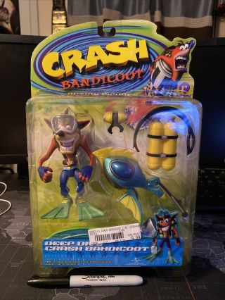 Crash Bandicoot Deep Dive Crash Bandicoot Action Figure