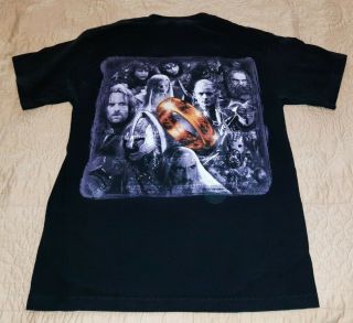 Rare Vintage Lord Of The Rings The Two Towers T Shirt 2002 Promo Sze M