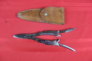Vintage Overland Fishermans Friend Multi Tool Pliers Knife Germany 151