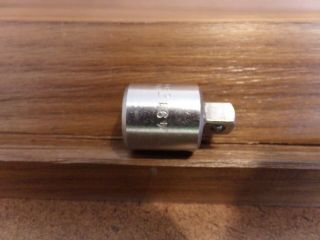 Vintage Usa Duro - Chrome No 491 3/8 " F To 1/4 " M Socket Drive Adapter