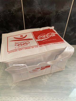 1992 Olympics Barcelona Coca Cola Cool Bag Retro Vintage Collectable Nos