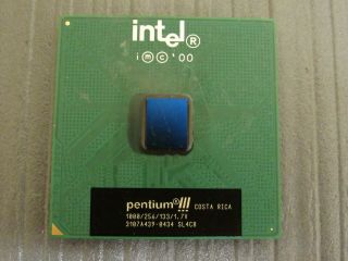 Intel Sl4c8 Pentium Iii 1.  0ghz 256/133 Vintage Socket 370 Cpu Processor 1000mhz