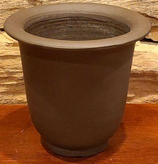 Vintage Japanese Bonsai Pot Natural Clay In 4.  25 " T X 4.  5 " W