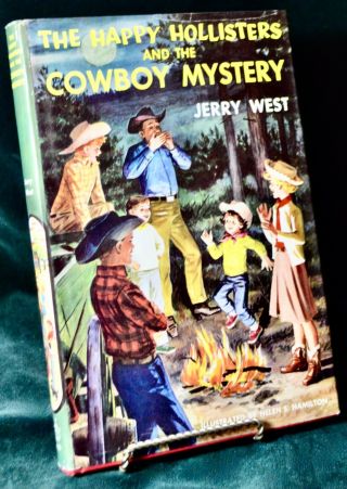 Vintage The Happy Hollisters And The Cowboy Mystery By Jerry West 1961 Hbdj