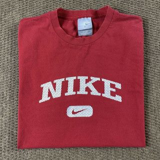 Vintage Y2k Nike T Shirt Size Small Short Sleeve Red Double Sided Graphic Tee