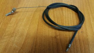 Vintage Sturmey Archer Black Ribbed 3 Speed Gear Trigger Cable 1970s 1207