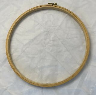 10 Inch Round Embroidery Quilting Hoop Wood Vintage