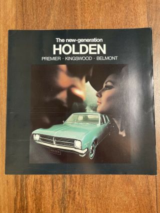 Rare Vintage Generation Holden Belmont Car Dealer Brochure Leaflet