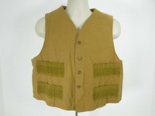 Vintage Red Head Duck Hunting Vest With Shotgun Shell Pockets Size Small