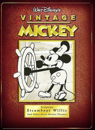 Vintage Mickey Dvd Walt Disney’s Featuring Steamboat Willie