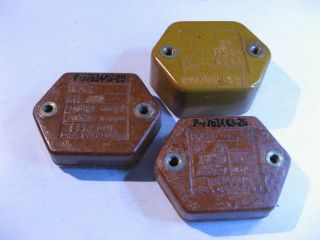 Assorted High Voltage Mica Capacitors Sprague Sangamo - Vintage Qty 3
