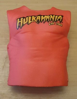 Wwe Hulk Hogan Hulkamania 2013 Mattel Elite Figure Red Vest Accessory