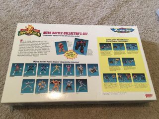 MICRO MACHINES - Mighty Morphin Power Rangers Mega Battle Collector ' s Set (RARE) 2