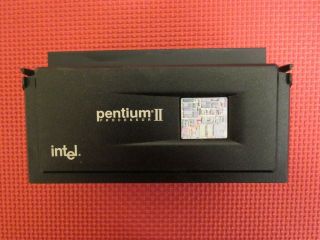 Intel Sl2ka Pentium Ii P2 333mhz Slot 1 Vintage Cpu Processor Pii W/ Heatsink