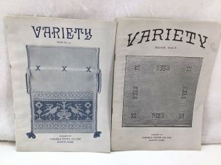 Variety Carmela Testa 4 And 5 Vtg 1920s,  Italian Cut Work,  Filet Lace,  Embroidery
