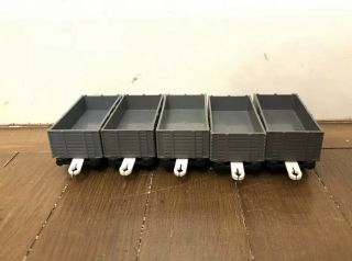 TOMY TRACKMASTER THOMAS AND FRIENDS 5x GREY TROUBLESOME TRUCKS 2