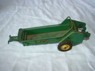 Vintage John Deere Farm Toy Metal Tru Scale Parts Restore Manure Spreader Cart