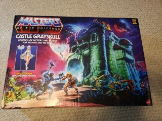 Motu Castle Grayskull Playset He - Man Master Of The Universe.  Slight Box Damage.