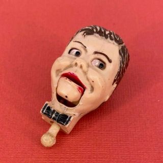 Vintage Palitoy “archie “ Mini Ventriloquist Dummy Head Moving Eyes & Mouth