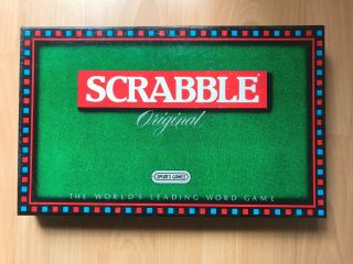 452 Scrabble 1988 Vintage Word Board Game By Spears Vgc.