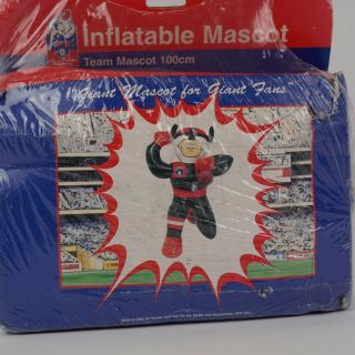 Vintage AFL St Kilda Saints Inflatable Mascot 100 cm 1990 ' s 2