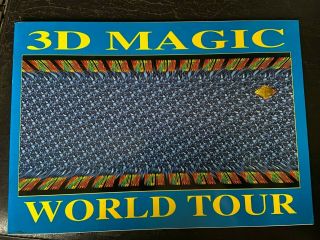3d Magic Eye World Tour Softcover Non - Fiction Book Retro Collectable Vintage