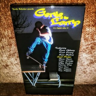 Genie Of The Lamp (1998) Vhs Vintage Skateboarding Video Chad Muska Willy Santos