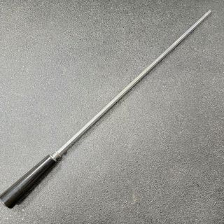 21/17 Inch Long Rotisserie Grill Spit Rod Turning 5 1/16 " Rod With Handle