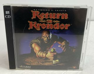 Return To Krondor Pc Game Sierra 1998 Vintage