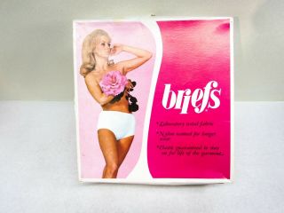 Vintage Be Briefs Empty Box Only Ladies Panties Photo Prop Decor Box Only
