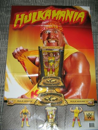 Mattel Wwe Elite Defining Moments Hulk Hogan Hulkamania Poster