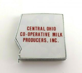 Vintage Ohio Co - Op Milk Producers Dairy Farm Advertising Lufkin Tape Measure