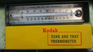 Vintage Kodak Tank And Tray Thermometer